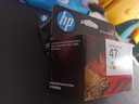 惠普（HP）47原装大印量彩色墨盒 适用hp 4825/4826打印机 实拍图