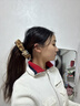 柚芳英伦学院风格纹蝴蝶结香蕉夹竖夹后脑勺显发量高马尾发夹气质发饰 英伦格纹【单个装】 晒单实拍图