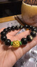 石玥珠宝收藏级14mm金猫眼天然黑曜石手串本命年转运珠水晶手链男女士款 实拍图