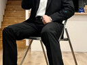 海澜之家（HLA）西服套装男春秋新轻商务经典系列西装套装 黑色02【西服+西裤】 M 175/92A推荐126~140斤 实拍图