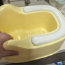 贞喜气 PU坐垫洗屁屁盆 婴儿洗屁屁神器 宝宝坐浴盆洗屁股盆儿童 黄色PVC坐垫送挂钩 实拍图