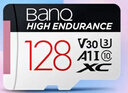 banq 128GB TF（MicroSD）存储卡 A1 U3 V30 4K 行车记录仪&安防监控专用内存卡 高度耐用 实拍图