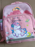 艾欣儿 幼儿园书包女小班中大班时尚卡通动漫三3-6岁儿童小学生男女孩超轻减负护脊小背包 粉色小马图案 实拍图