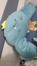 床头软包靠垫沙发宿舍柔软大靠背床上看书靠枕头护腰靠枕大抱枕垫 蓝龙 70cm*40cm 含枕芯 实拍图