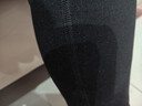 海澜之家（HLA）男士保暖裤男加绒加厚护膝贴420克10A抗菌抗静电毛裤棉裤打底裤 420克加绒加厚2条装-黑色+深灰 L /170(110-130斤) 实拍图