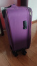 卡帝乐鳄鱼牛津布行李箱登机箱皮箱拉杆箱男女结实耐用密码扩容万向轮旅行箱 紫色（升级版容量扩展） 22英寸 实拍图