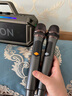 CLAISON【柏林之声】蓝牙音箱高音质音响话筒一体自带声卡广场舞家庭KTV套装户外K歌便携式大功率低音炮 灰色【双话筒】300W丨震撼音效 实拍图