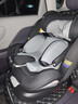 初婴贝儿童安全座椅汽车用0-4-12岁婴儿宝宝车载可坐可躺i-Size通风加热 豪华版黑+175°躺+支撑腿+遮阳棚 实拍图