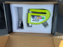 IZTOSS 防水碟刹锁报警器摩托车锁防盗锁自行车碟锁电动车盘刹锁荧光绿 实拍图
