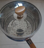 神田日本雪平锅不锈钢小奶锅热奶锅煮面泡面锅宝宝婴儿辅食锅进口汤锅 雪平锅（含玻璃盖+蒸格） 20cm 实拍图