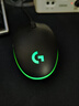 罗技（G）G102第二代游戏鼠标 RGB流光灯效鼠标 轻量化  游戏级8000DPI传感器 黑色 200-8000DPI 实拍图