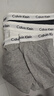 Calvin Klein内衣【新年礼物】男士本命年新年红三条装ck低腰棉质防夹臀内裤男 U2664998-太空黑/月光白/椰青灰 3条 S 实拍图