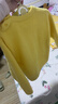 巴拉巴拉婴儿毛衣宝宝儿童毛衫男童女童2025新款冬装圆领线衫萌趣时尚上衣 黄色00333 90 实拍图