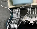 美丽雅铝合金衣架无痕防滑宽肩成人挂晒衣服撑子加粗加厚太空铝 实拍图