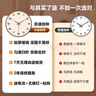 京东京造 木语系列挂钟 钟表挂墙时钟客厅2025年新款电子钟35cm摩卡棕 实拍图