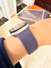 Apple/苹果 Watch S11 智能手表GPS款42毫米银色铝金属表壳雾紫色运动型表带M/L MEUU4CH/B 实拍图