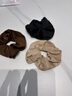 东义严选时尚缎面大肠发圈女发绳高级感头绳扎头皮筋黑色头花头饰发饰 实拍图