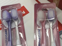 高露洁（Colgate）宽密柔多巴胺宽头牙刷2支 超软毛成人牙刷小头男士女士敏感牙龈 实拍图