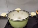 苏泊尔（SUPOR）汤锅不粘锅炖锅陶瓷家用奶锅加厚煲汤煎炒蒸锅煮粥电磁炉燃气通用 【健康陶瓷覆层】汤锅+蒸格 22cm 实拍图