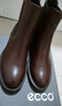 爱步（ECCO）靴子女 时尚潮流百搭冬季切尔西女靴牛皮粗跟短靴女 型塑266503 棕色26650301014 37 实拍图