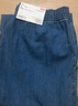 优衣库女装棉质牛仔舒适九分裤/水洗产品休闲百搭478995 473801 473801/65宝蓝色 S 实拍图