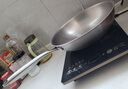 美厨（MAXCOOK）304不锈钢炒锅 带盖锅具34cm 三层钢锅 电磁炉燃气炉通用MCC7904 实拍图