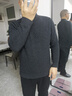 恒源祥高端100%纯山羊绒中年男士加厚保暖半高领纯色羊绒打底衫套头毛衣 时尚灰【礼盒包装】 加厚 L 【建议120-140斤】 实拍图