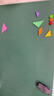 得力 120*90cm双面磁性可擦挂式白板/黑板/粉笔绿板/写字板 家用儿童教学办公黑板7865B 实拍图