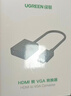 绿联HDMI转VGA转换器高清视频转接头适用电脑台式机笔记本小米电视盒子PS5连显示器投影仪连接线60738 实拍图
