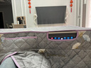 焱魔方25年新款T10可移动电暖桌语音升降电热取暖桌长方形烤火桌电暖炉烤火茶几烤火炉桌子一体取暖家用 移动款T10无炉1.2 双升降+移动脚轮+脚踏 实拍图