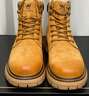 骆驼（CAMEL）王俊凯同款冬加绒户外工装马丁大黄靴男 G122W7757TR 金黄 41 实拍图