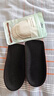 华宝驰足跟垫后跟垫男女脚后跟鞋垫久站加厚缓震舒适 黑色 1双 35-39码（女款） 实拍图