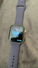 Apple/苹果 Watch S11 智能手表GPS款46毫米银色铝金属表壳雾紫色运动型表带S/M MEVW4CH/B 实拍图