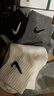 耐克NIKE男女运动袜 速干透气篮球袜 短袜三双装SX7677-964黑/灰 M 实拍图