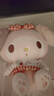 Hello Kitty三丽鸥毛绒玩具布偶玩偶布娃娃抱枕生日圣诞节礼物女 美乐蒂公仔 实拍图