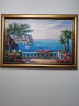 帝旗 纯手绘海景油画客厅沙发背景墙画风景画欧美式地中海风格挂画 如图 100X70 晒单实拍图
