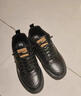 回力男鞋商务休闲皮鞋子男百搭板鞋运动鞋 1768 黑色    43    实拍图