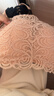 曼妮芬无钢圈抹胸防走光文胸蕾丝轻盈舒适简约女内衣胸罩 110 肤色 75B 实拍图