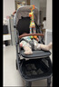 UPPAbaby MINU V3婴儿推车可坐可躺超轻便携婴儿车可登机宝宝伞车口袋推车 深灰色GRY 实拍图
