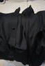 【休闲免烫】秋冬内搭无痕长袖衬衫男宽松尖领纯色上衣中青年商务 黑色 2XL 【建议155-170斤】 实拍图