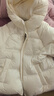 森马（Semir）羽绒服女90绒可爱花苞帽2025冬休闲通勤三防厚外套109725113028 实拍图