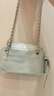 CHARLES&KEITH26春新品菱格链条口袋包腋下包机车包情人节礼物CK2-80671832 Mint Green薄荷绿色 S 实拍图