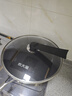 炊大皇 炒锅 304不锈钢炒菜锅煎锅 平底不粘炒锅32cm 可立可视盖不挑灶 实拍图