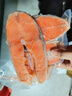 禧美海产 冷冻智利三文鱼排净重400g(银鲑鱼排)带皮切段2-3块装 海鲜水产 实拍图