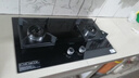 美的（Midea）【液化气/煤气罐】燃气灶双灶家用5.0KW大火力黑晶宽面板台嵌两用双灶Q330 实拍图