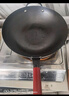 爱仕达（ASD）炒锅极铁无涂层不锈锤纹精铁炒菜锅34cm燃气电磁炉通用CF34A16WG 实拍图