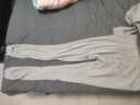 南极人男士秋衣秋裤男套装纯棉抑菌薄款保暖内衣男打底棉毛衫 麻灰4XL 实拍图