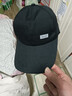 【热巴同款】加大棒球帽帽子男女大头围显脸小春夏字母百搭棒球帽 侧标-黑色 实拍图