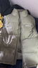 雅鹿羽绒马甲男女童秋冬季新款潮流洋气纯色加厚面包服外穿背心 灰绿色 140 实拍图