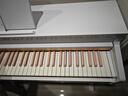 海蒂诗 电钢琴88键重锤电子钢琴儿童初学幼师专业成人家用数码立式钢琴 P-313烤漆白-蓝牙-全重锤-配琴凳 实拍图